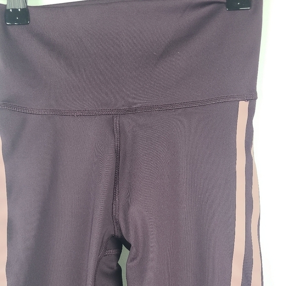 NEW Adidas Women OPT ICON Tights Running maroon purple Bottom Sz XS NWT - Picture 2 of 7